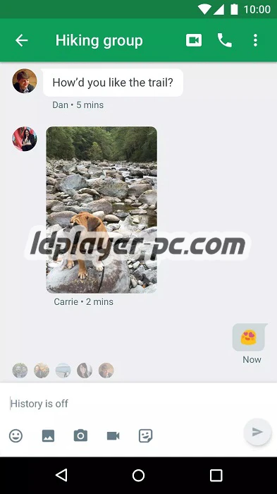 Hangouts на ПК-02